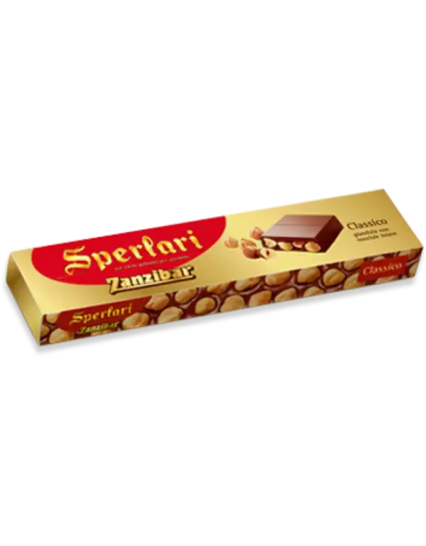 Sperlari Zanzibar Classico Hazelnut Chocolate Bar 150g