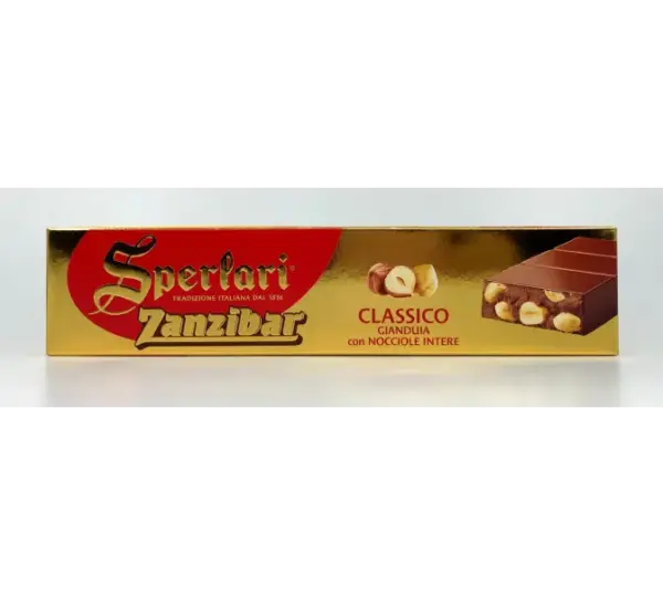 Sperlari Zanzibar Classico Italian Gianduia Chocolate Bar 250g - Image 2