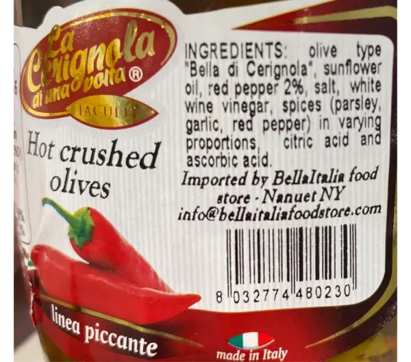 Spicy Crushed Olives by La Cerignola - 19.4 oz - Image 2