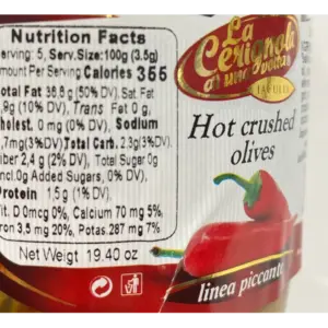 Spicy Crushed Olives by La Cerignola - 19.4 oz