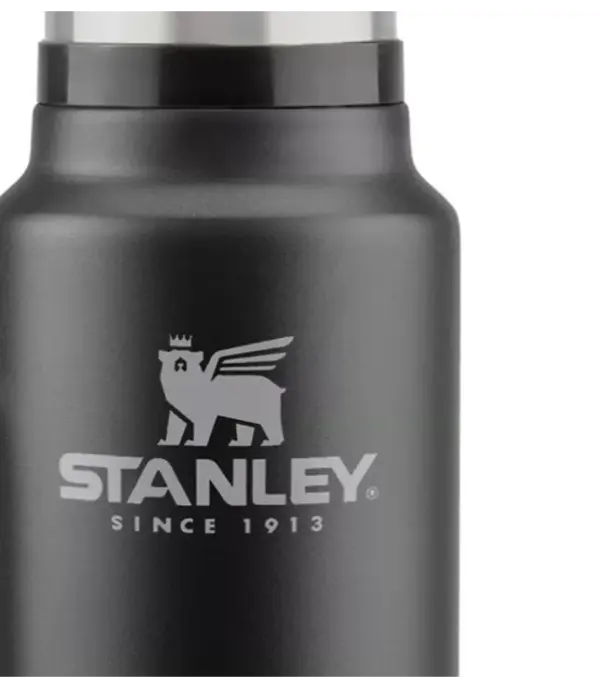 Stanley Classic 48oz Water Bottle - Insulated Black Steel