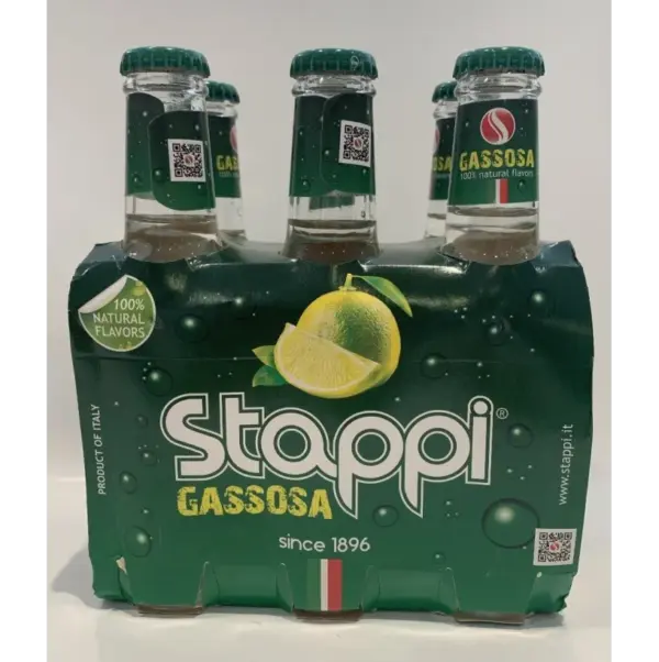 Stappi Gassosa Italian Soda - 6 Pack Glass Bottles - Image 2