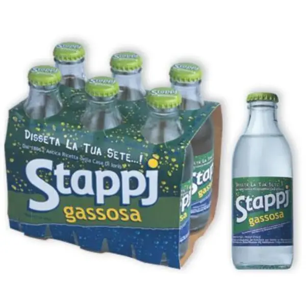 Stappi Gassosa Italian Soda - 6 Pack Glass Bottles