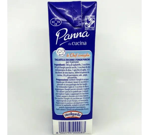 Sterilgarda Shelf-Stable Cooking Cream 500ml - Image 2