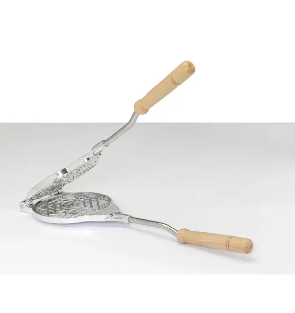Stovetop Pizzelle Maker for Traditional Italian Waffle Cookies