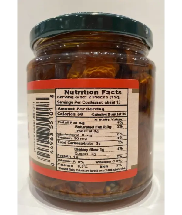 Sun-Dried Tomatoes in Oil 10oz Jar by Vantia