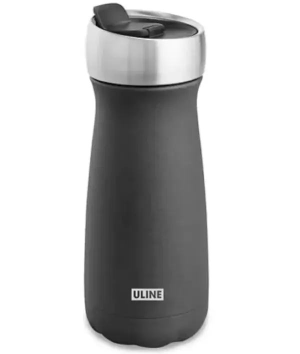 Swell Stainless Steel Tumbler 16oz Insulated Black Water Bottle