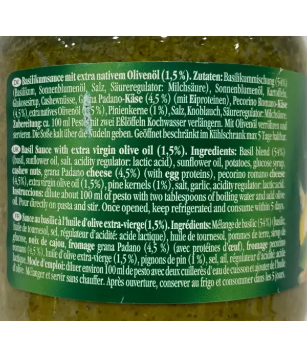 Tigullio Genovese Basil Pesto - 17.6 oz Jar - Image 2