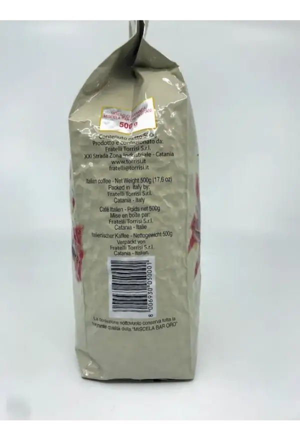 Torrisi Bar Oro Premium Espresso Coffee Beans 500g/17.6oz - Image 3