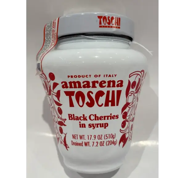Toschi Canned Black Cherries in Syrup 510g - Image 2
