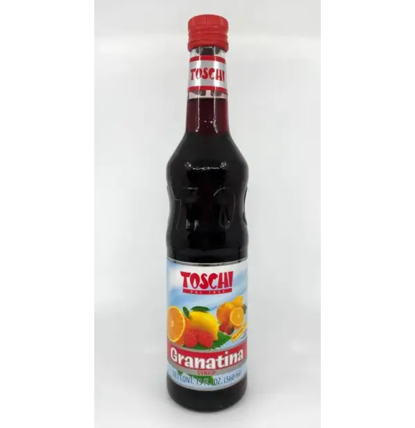 Toschi Granatina Pomegranate Syrup in Glass Bottle - 560ml - Image 2