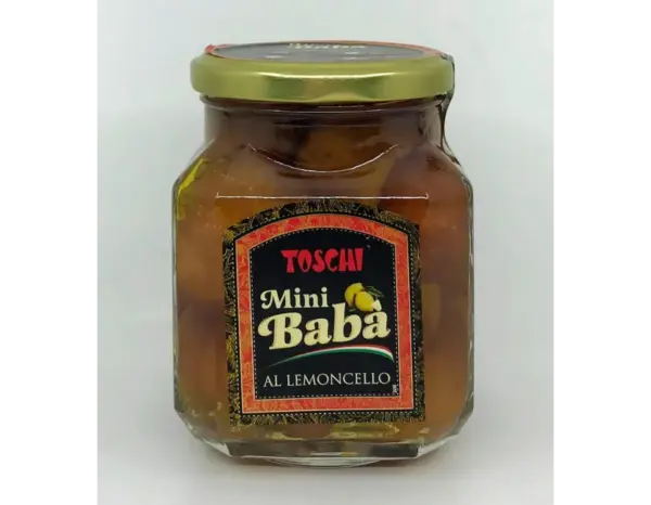 Toschi Mini Baba Al Limoncello 400g Italian Lemon Liqueur Cake - Image 2