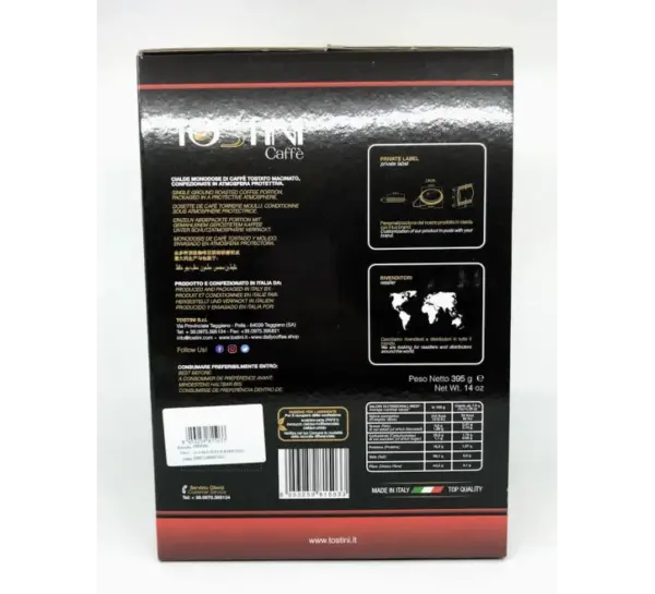 Tostini Caffee Espresso Pods - 50 Count Case - Red Blend Coffee Capsules - Image 3