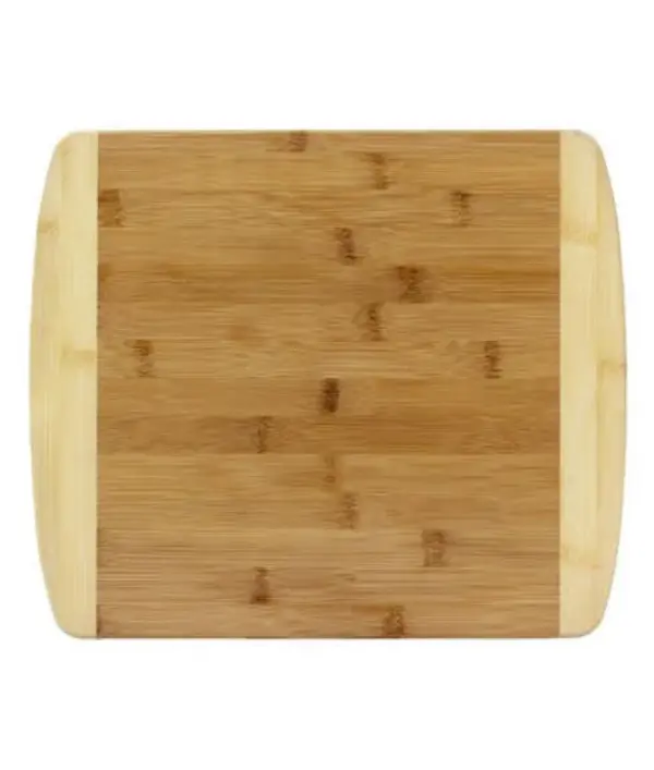 Totally Bamboo 13-Inch Two-Tone Wood Cutting Board