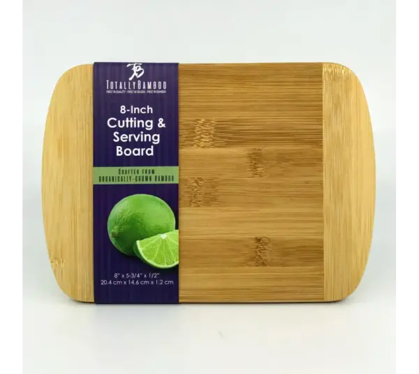 Totally Bamboo 8-Inch Cutting & Serving Board