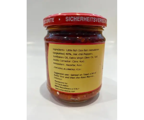 Tuttocalabria Spicy Calabrian Anchovy Sauce with Peppers - 6.7 oz
