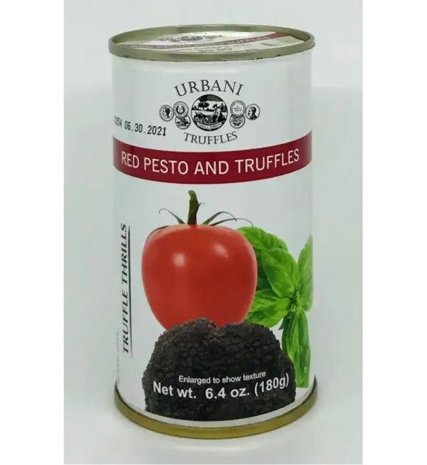 Urbani Red Pesto with Truffles 180g Jar - Authentic Italian Sauce - Image 2