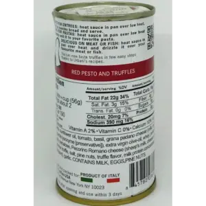 Urbani Red Pesto with Truffles 180g Jar - Authentic Italian Sauce