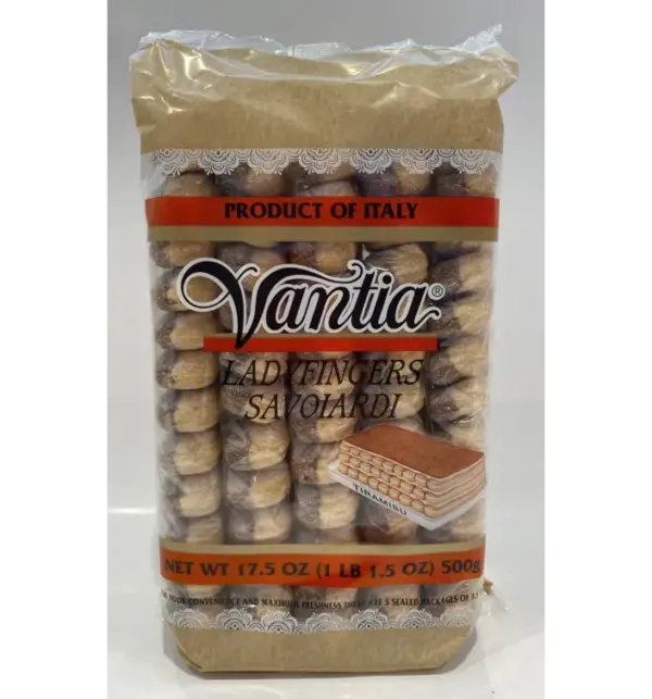 Vantia Ladyfingers Cocoa & Plain Biscuits 17.5oz - Image 2