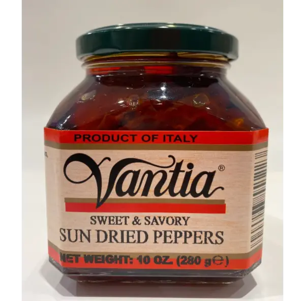 Vantia Sun-Dried Sweet Peppers 280g - Sweet & Savory