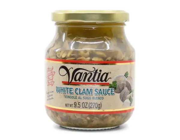 Vantia White Clam Pasta Sauce Jar - Italian Style Seafood Topping - Image 3