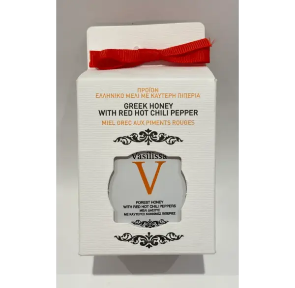 Vasilissa Spicy Greek Honey with Chili Pepper 9oz