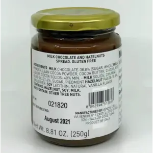 Venchi Creamy Hazelnut Spread 250g