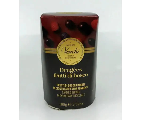 Venchi Dark Chocolate Covered Forest Berries 100g - Image 2