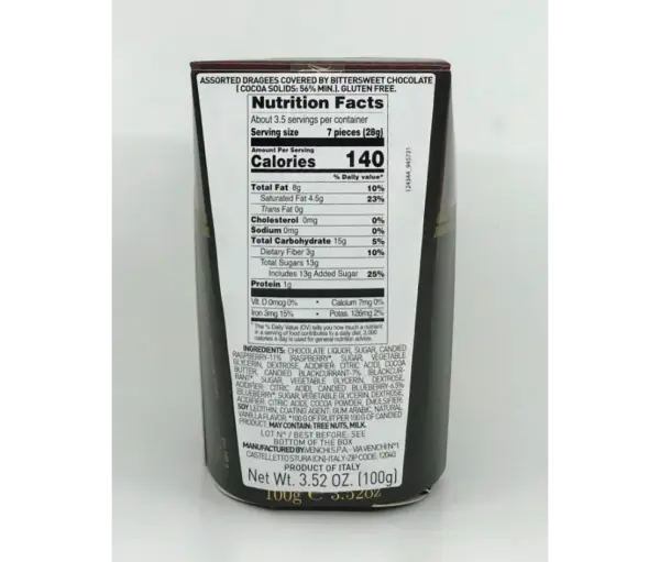 Venchi Dark Chocolate Covered Forest Berries 100g