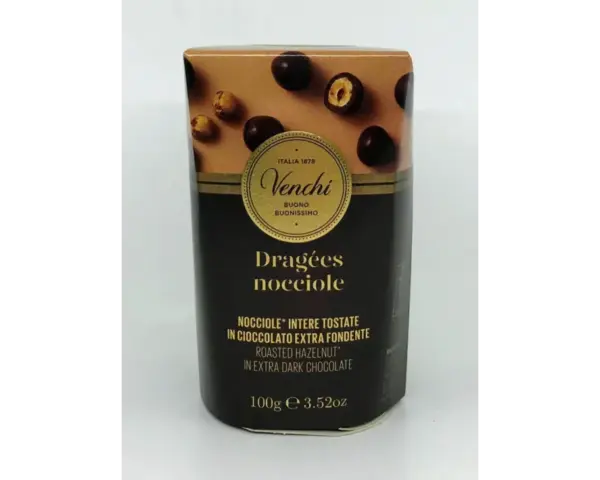 Venchi Italian Chocolate Covered Hazelnuts 100g - Image 2