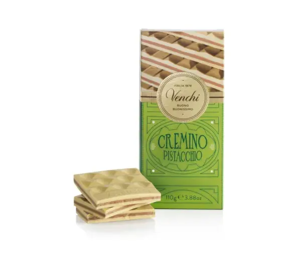 Venchi Pistachio Chocolate Bar 110g - Image 3