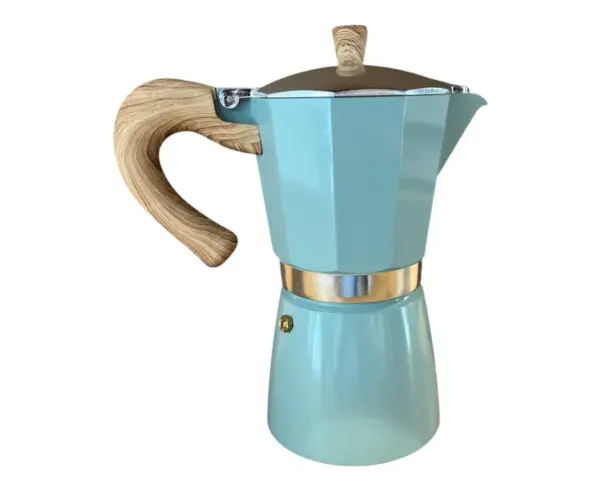 Venezia 9-Cup Stovetop Coffee Maker Blue