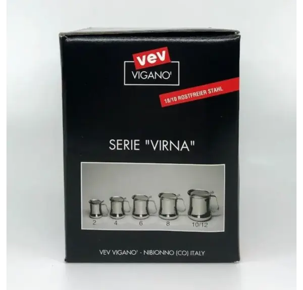 Vev Vigano 10 oz Milk Frother with Lid - 4 Cup Capacity