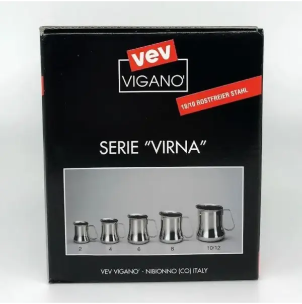 Vev Vigano 22 oz Milk Frothing Pitcher for Latte Art - 8 Cup Capacity