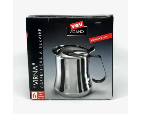 Vev Vigano Milk Frothing Pitcher with Lid 16 oz