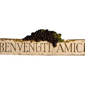 Welcome Friends Sign Benvenuti Amici Home Entry Decor