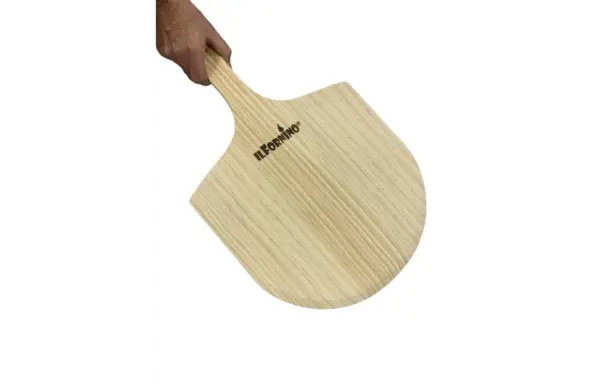 Wooden Pizza Peel with Tapered Edge & 10" Handle